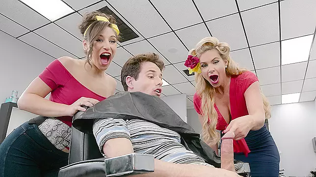 Sneaky Salon Sluts with Phoenix Marie and Abella Danger, XXX Video