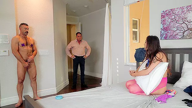 Teen Sofie Reyez Almost Gets Caught Fucking by Her Dad in This XXX Video