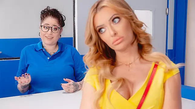 Busty MILF Fucks Horny Fry Cook Ricky Spanish After Catching Him Humping Burgers!