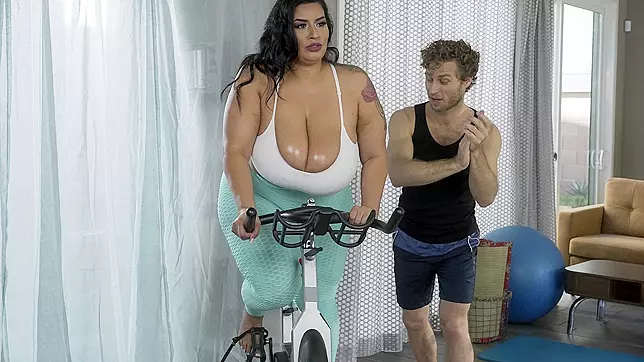 Sofia Rose's Sweat-Inducing Stretching Session with Michael Vegas, Ending with Deep Fingering and Stretching with His Hard Cock!