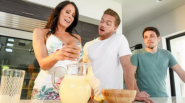 XXX-’Wholesome’ Mom Reveals ‘Shy’ Side with Son’s Friend's 'Hard Cock'