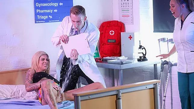 Emergency Cum Injection Saves Bonnie's Life! Top Doctor Danny D Delivers Hot Cumshot Straight to Her Ass!