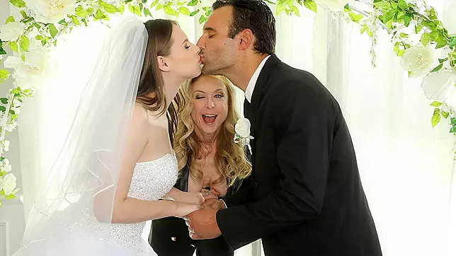 Nina's Chapel of Lust 2 ~ MILF & Bride-to-be Threesome with Last Minute BJ! #XXX #Porn #HoneymoonThreesome