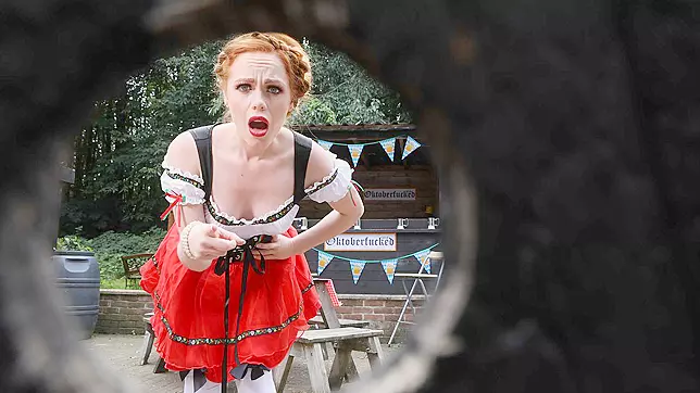 Ella Hughes is busy rehearsing with her dance partner for the big Oktoberfest event when delivery man Danny D drops off a large decorative keg