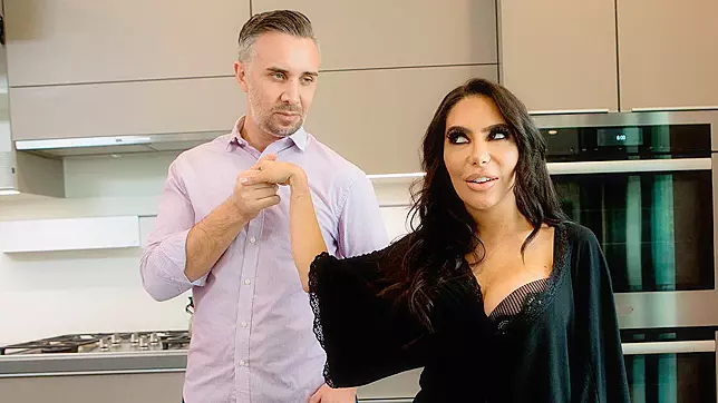 Lela's Extra Mile for Her Guests' Pleasure, Fucking Keiran with Fake Tits