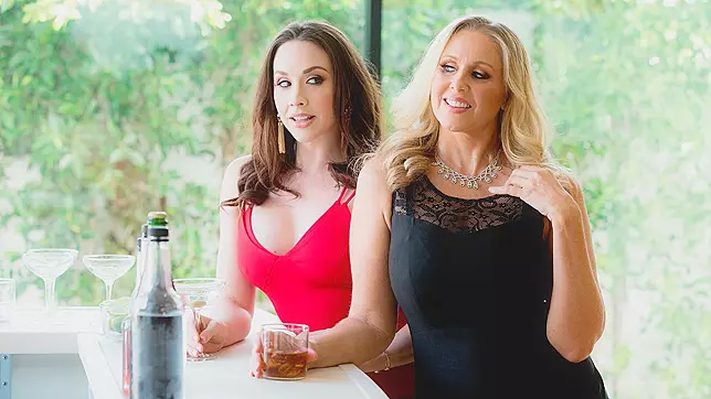 Moms' Secret Sex Fantasies Revealed in Sultry Party Scene with Eager Chanel and Julia!