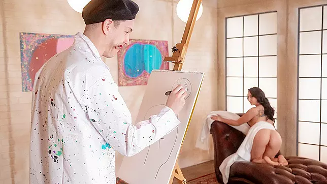 Mandy Muse's Epic Ass Inspires Artist Markus Dupree's XXX Masterpiece