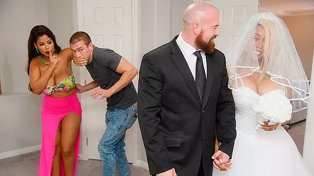 Moriah Mills's Racy Wedding Day *** Fuckfest with Bridgette B & Xander Corvus