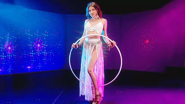 Experience Adria Rae's Bohemian Beauty and Markus Dupree's Hard Cock in Hypnotic Hula Hoop XXX