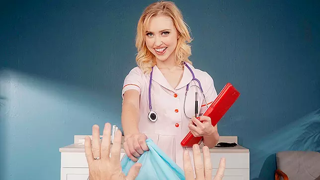 Nurse Chloe Cherry's Sperm Bank Donation Duty ~ Biggest Loads with SEXY Lingerie!